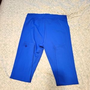 Coolibar blue swim leggings size L , 50+ upf